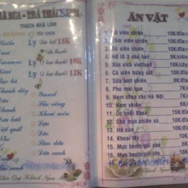 Thực đơn- Quán Ăn Trà Sữa Popping - Ngô Thì Nhậm