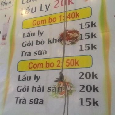 Thực đơn- Quán Ăn Trà Sữa Popping - Ngô Thì Nhậm