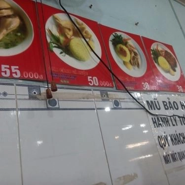 Thực đơn- Quán Ăn Cơm Gà Trâm Anh - Bà Triệu