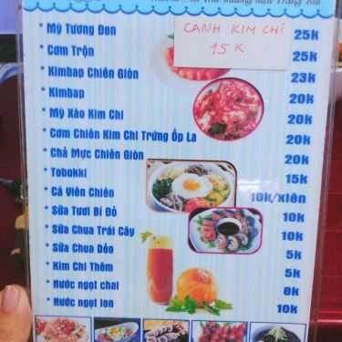 Thực đơn- Quán Ăn Trang Bùi - Món Ăn Hàn Quốc - Tăng Bạt Hổ