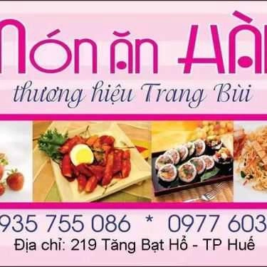 Tổng hợp- Quán Ăn Trang Bùi - Món Ăn Hàn Quốc - Tăng Bạt Hổ