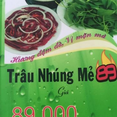 Thực đơn- Quán Ăn Trâu Nhúng Mẻ 89 - Dương Quảng Hàm