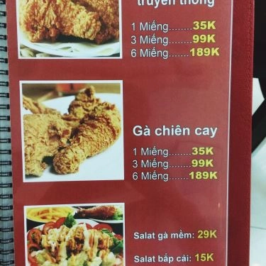 Thực đơn- Quán Ăn Trend Food - Ẩm Thực Toàn Cầu