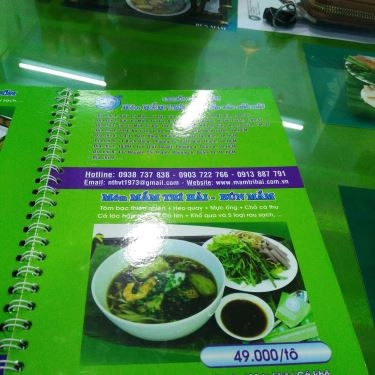 Thực đơn- Quán Ăn Trí Hải - Các Món Mắm