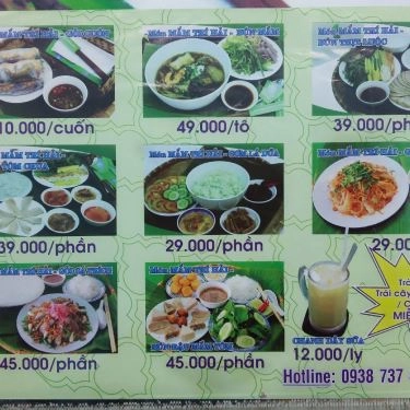 Thực đơn- Quán Ăn Trí Hải - Các Món Mắm - Tôn Thất Thuyết