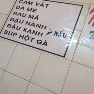 Thực đơn- Quán Ăn Hủ Tiếu Nam Vang Triều Phong - Võ Văn Tần