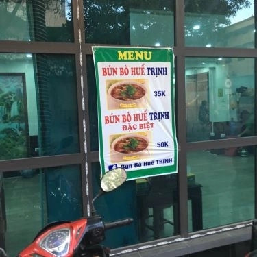 Thực đơn- Quán Ăn Trịnh - Bún Bò Huế