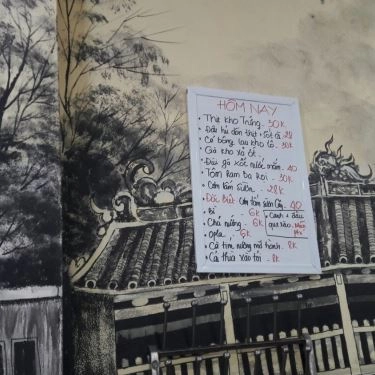 Thực đơn- Quán Ăn Trinh Sài Gòn - Cơm Tấm Sườn Cây