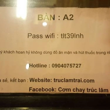 Tổng hợp- Quán Ăn Trúc Lâm Trai - Quán Chay
