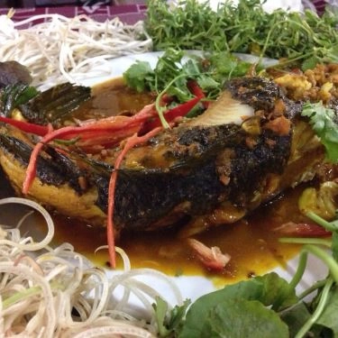 Tổng hợp- Quán Ăn Trúc Quán - Cá Lóc Nằm Bẹ Chuối