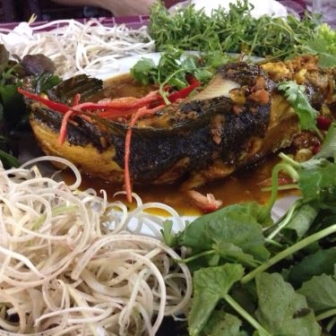 Tổng hợp- Quán Ăn Trúc Quán - Cá Lóc Nằm Bẹ Chuối