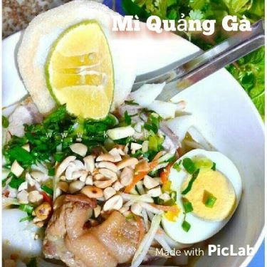 Thực đơn- Quán Ăn Mì Quảng Miền Trung - Trần Bình Trọng