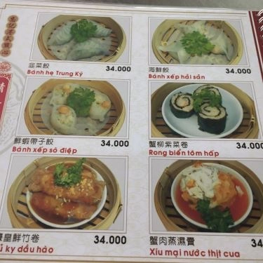 Thực đơn- Quán Ăn Trung Ký - Điểm Tâm Hongkong