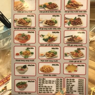 Tổng hợp- Quán Ăn Tú Gà - Chân Gà Rang Muối - Thái Hà