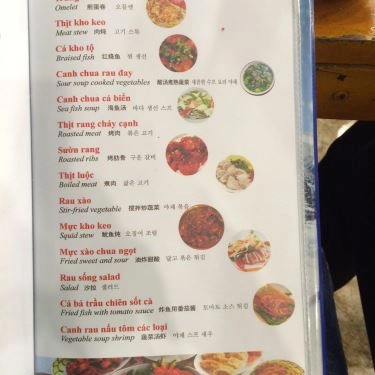 Thực đơn- Quán Ăn Tư Mập - Hải Sản Tươi Sống