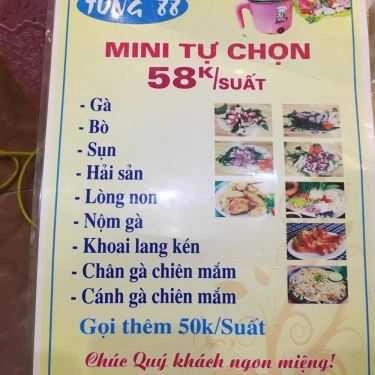 Thực đơn- Tùng 88 - Lẩu Mini Tự Chọn