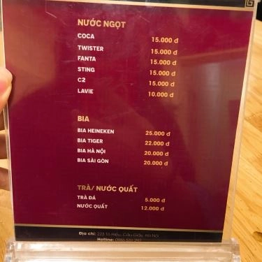Thực đơn- Quán Ăn Tuyết Nhung - Cơm Gà Phú Yên