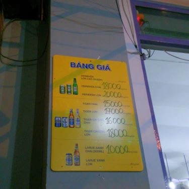 Thực đơn- Quán Ăn Tuyết - Quán Ốc 30K