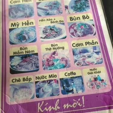 Thực đơn- Quán Ăn Tý Hon - Bún & Cơm Hến