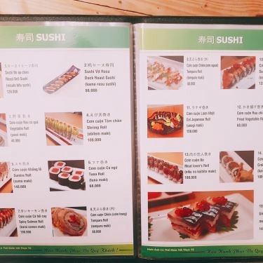 Thực đơn- Quán Ăn Ume Hana - Các Món Ăn Nhật Bản