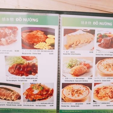 Thực đơn- Quán Ăn Ume Hana - Các Món Ăn Nhật Bản