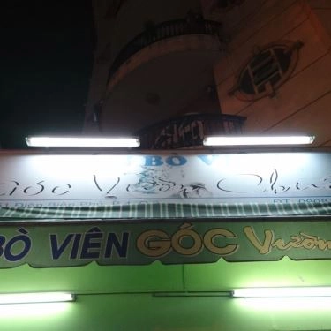 Thực đơn- Quán Ăn Bún Bò Viên Góc Vườn Chuối