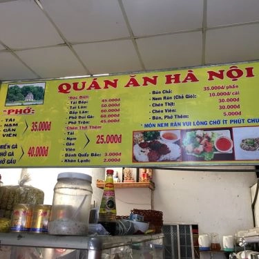 Thực đơn- Quán Ăn Phở Cồ Hà Nội - Hoàng Diệu