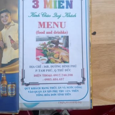 Thực đơn- Quán Ăn Quán Dê 3 Miền