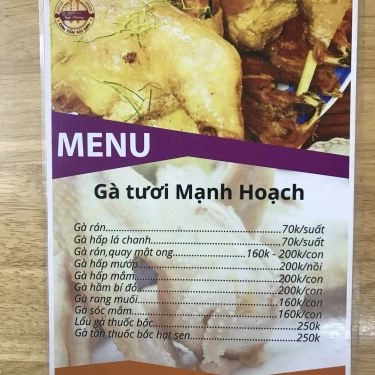 Thực đơn- Quán Ăn Nam Phương - Cơm Tấm Sài Gòn - Tạ Quang Bửu
