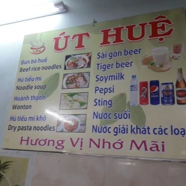 Thực đơn- Quán Ăn Út Huệ - Bún Bò & Bánh Canh - Đỗ Quang Đẩu