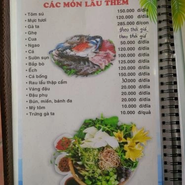Thực đơn- Quán Ăn V68 - Hải Sản Các Món