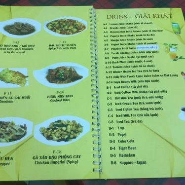 Thực đơn- Va Thanh - Quán Ăn Đài Loan