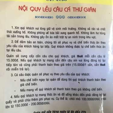 Tổng hợp- Quán Ăn Khu Du Lịch Sinh Thái Vân Chiều Quán