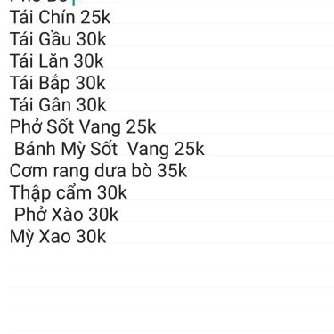 Tổng hợp- Quán Ăn Văn Đồng - Phở Bò, Cơm Rang & Mì Xào