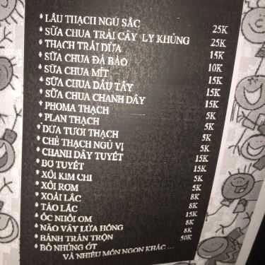 Thực đơn- Quán Ăn Ăn Vặt Vặt & Mốt