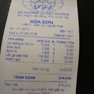 Tổng hợp- Quán Ăn Gà Nướng Lu Việt Hương - Phạm Văn Đồng