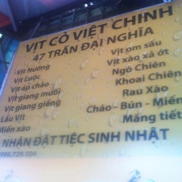 Thực đơn- Quán Ăn Việt Trinh - Chuyên Lẩu Vịt