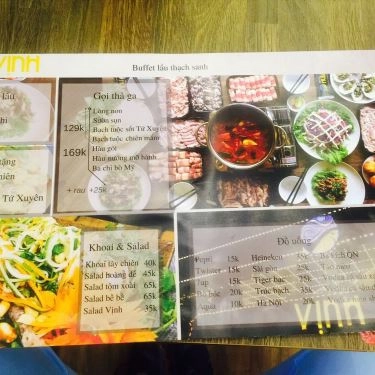 Thực đơn- Quán Ăn Vịnh Quán - Chùa Láng