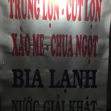 Thực đơn- Quán Ăn Vịt Lộn - Cút Lộn Chiên Me