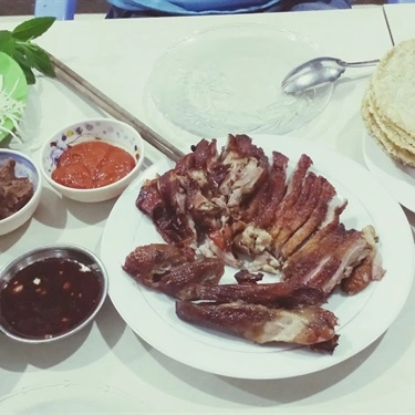Món ăn- Quán Ăn Xỉn Quán - Vịt Nướng Cuốn Bánh Taco