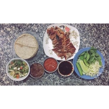 Món ăn- Quán Ăn Xỉn Quán - Vịt Nướng Cuốn Bánh Taco
