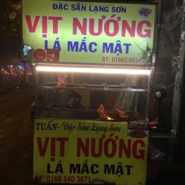 Thực đơn- Quán Ăn Tuấn - Vịt Nướng Lá Móc Mật