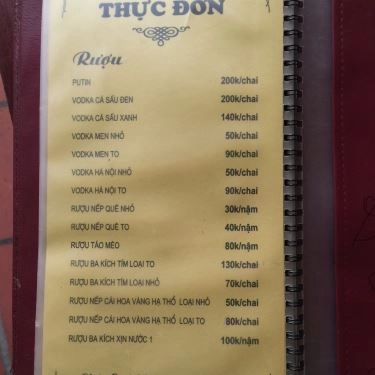 Thực đơn- Quán Ăn Vịt Quán