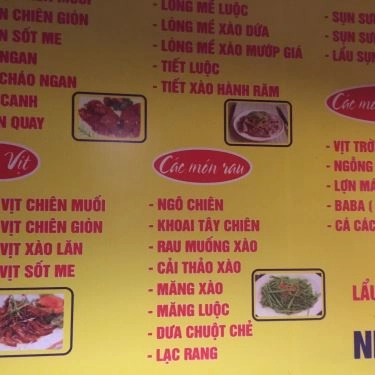 Thực đơn- Quán Ăn Vịt Quán