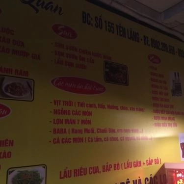 Thực đơn- Quán Ăn Vịt Quán