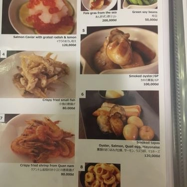 Thực đơn- Nhà Hàng Fish Dance Cafe