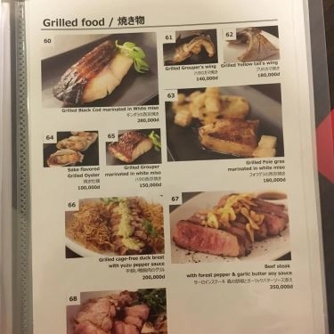 Thực đơn- Nhà Hàng Fish Dance Cafe