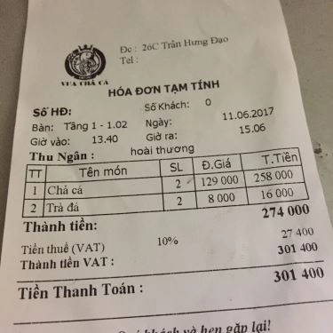 Tổng hợp- Nhà Hàng Vua Chả Cá - Trần Hưng Đạo