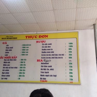 Thực đơn- Quán Ăn Vua Gà Tươi Mạnh Hoạch - KĐT Cầu Giấy