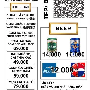 Thực đơn- Quán Ăn Vườn Chim Ao Cá - Câu Cá Giải Trí